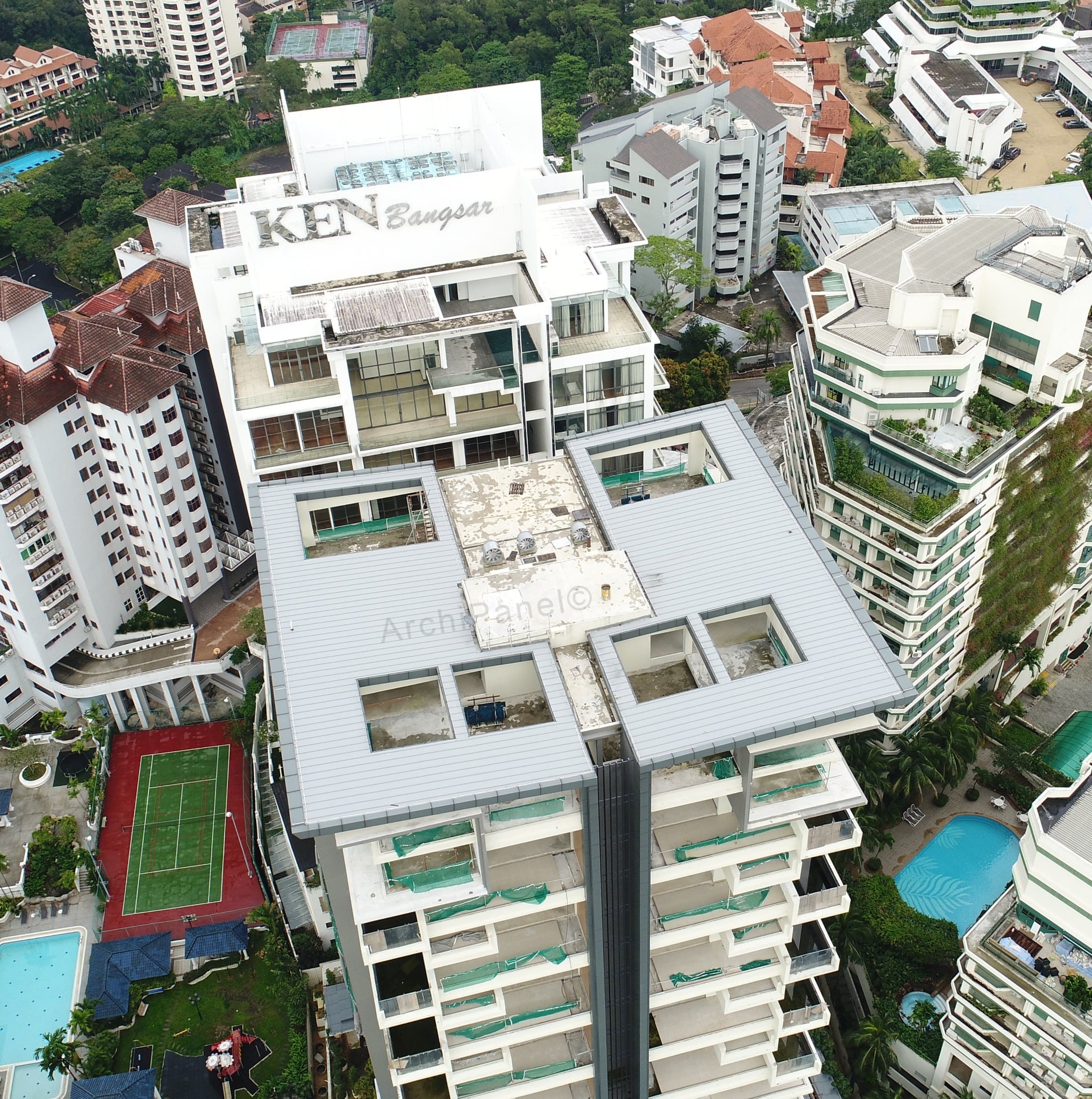 Roof installation process